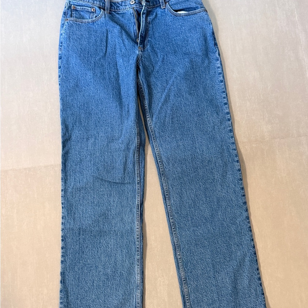 Abercrombie & Fitch Light Blue Baggy Jeans